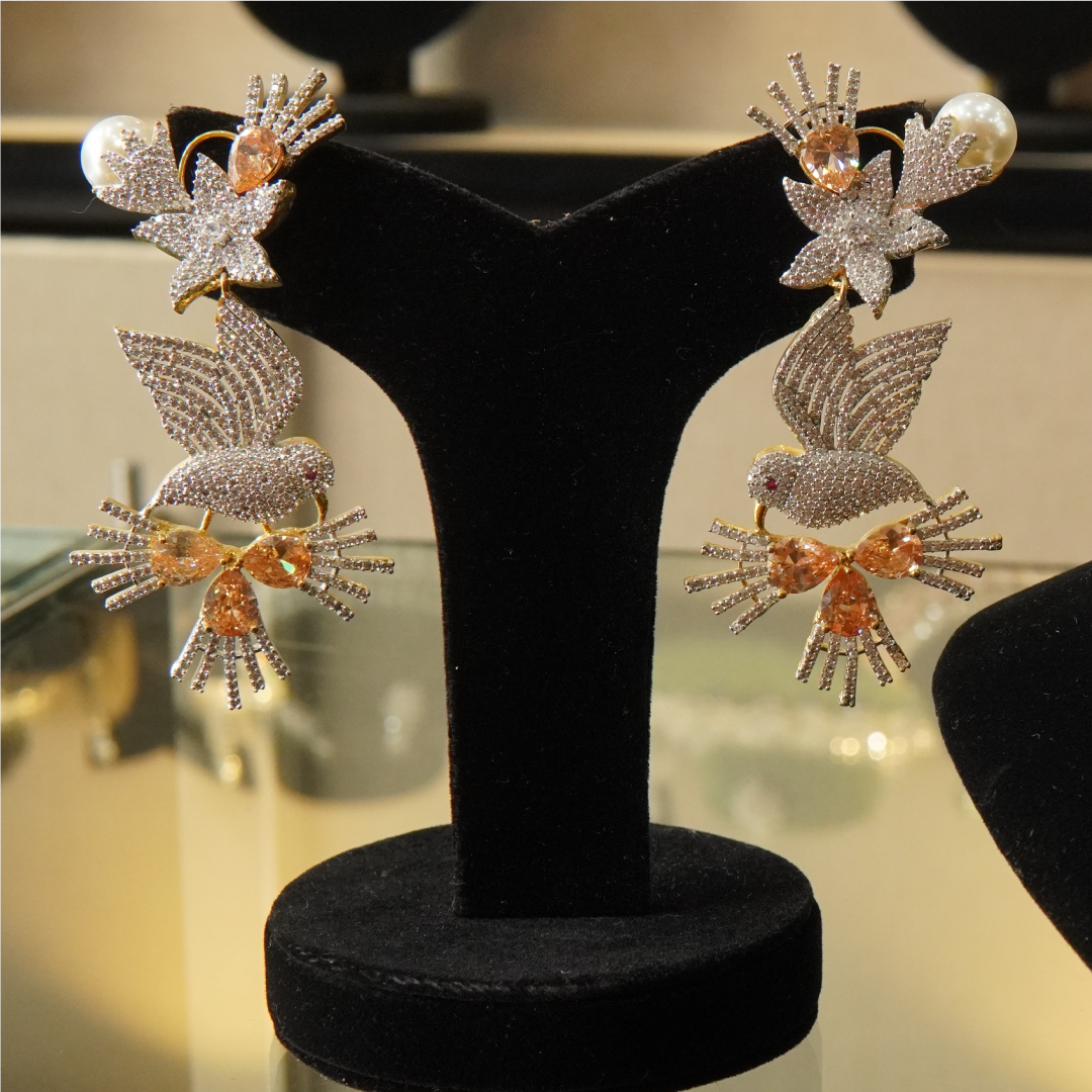 BEAUTIFUL QUALITY ZIRCON SET FOR WALIMA PARTY - Image 4