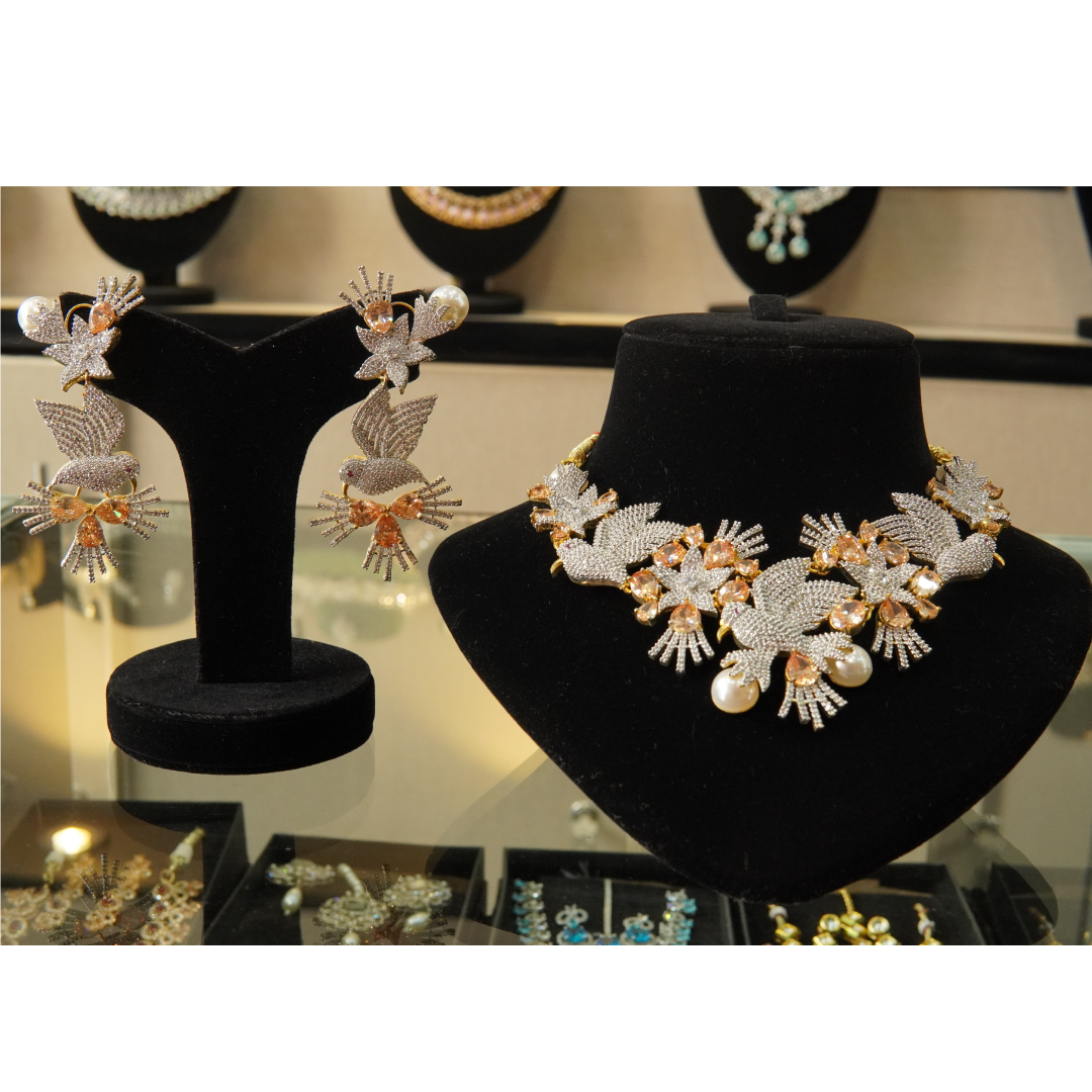 BEAUTIFUL QUALITY ZIRCON SET FOR WALIMA PARTY - Image 5